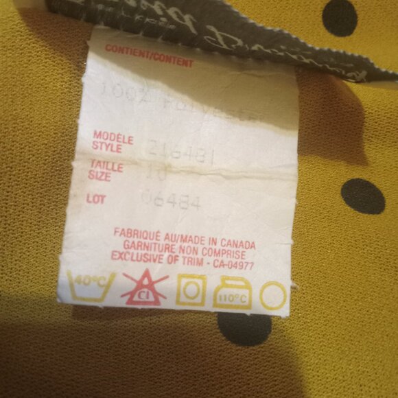 1980s Vintage Secretary dress ! DAVID BRADLEY ! RARE - Picture 5 of 6